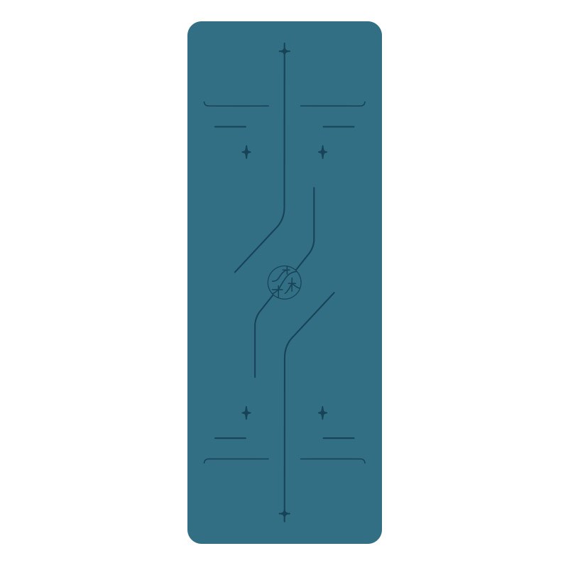 定制瑜伽土豪垫天然橡胶PU双面防滑吸汗加宽绿色健身舞蹈地毯