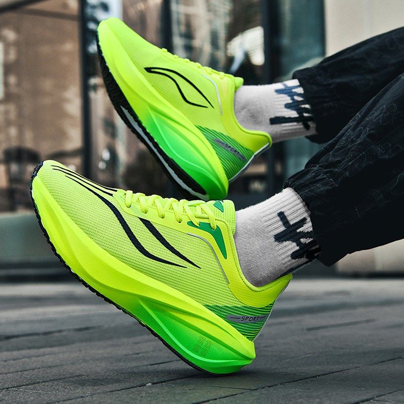 飞电5C碳板竞速跑鞋男款运动男童跑步鞋减震超轻儿童鞋子男孩