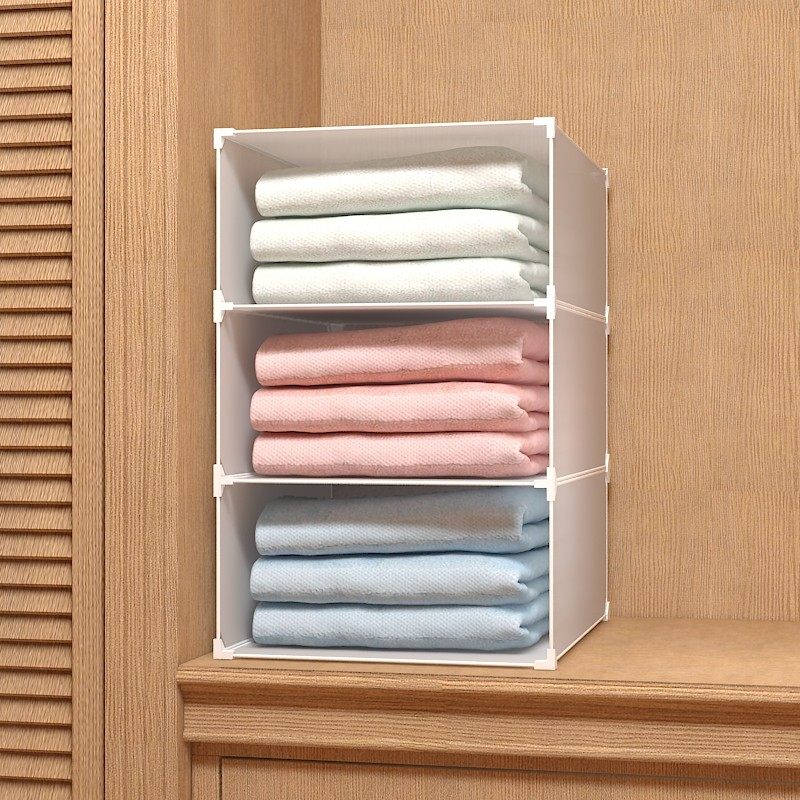 衣柜收纳分隔板柜子自由组合分割隔断衣帽间柜内分格可定制整理架,收纳整理,整理隔板,淘宝优惠券,粉丝福利购,淘宝优惠卷