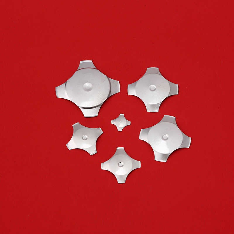 椭圆形7.6*8.9锅仔片 不锈钢按键开关薄膜开关十字形锅仔片