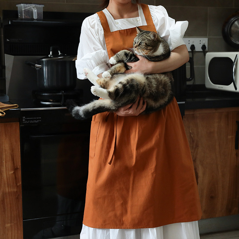 围裙厨房家用2024新款纯棉女士防水防油做饭专用炒菜透气定制围腰,家庭/个人清洁工具,围裙,淘宝优惠券,粉丝福利购,淘宝优惠卷