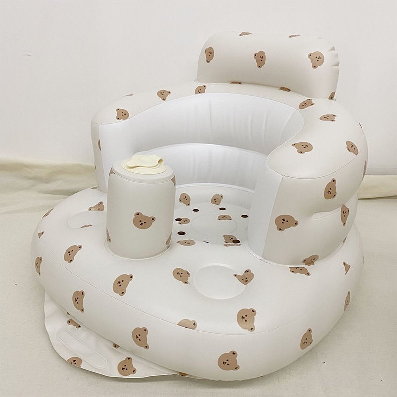 充气宝宝椅百天满月装饰布置拍照道具婴儿30天儿童学坐立充气沙发