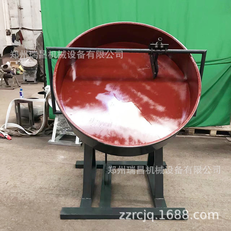 直径0.8米1.2米圆盘造粒机小球颗粒机矿粉煤粉造粒机腐熟鸡粪造粒