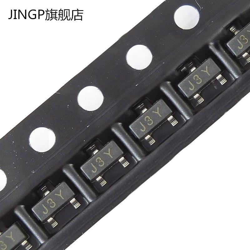 贴片三极管2SC1815 C1815 丝印HF SOT-23 NPN 0.15A/50V (100个)
