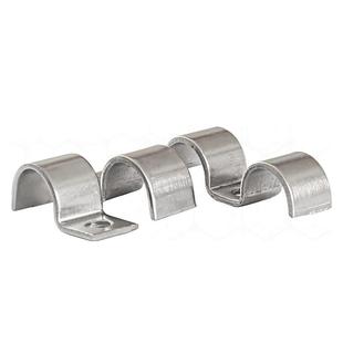 304不銹鋼P(yáng)型M型單邊管卡半邊碼 45mm 單孔騎馬卡儀表管卡雙管夾