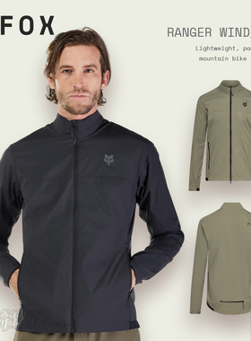 新款FOX美国RANGER WIND男士夹克户外越野山地骑行休闲防风