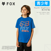 青少年FOX美国Hightail儿童休闲T恤夏季 运动户外骑行纯棉透气
