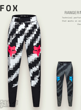 新款FOX美国RANGER车裤骑行裤户外越野山地骑行透气休闲修身防水
