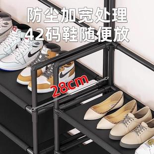 柜收纳神器挂衣落地 简易鞋 架子门口家用一体式 衣帽架出租屋爆款 鞋
