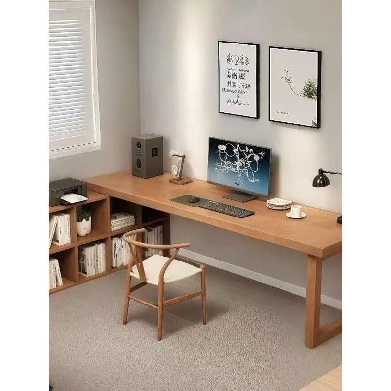 实木角桌l型角工作台现代家庭卧室书房桌电脑桌简易桌