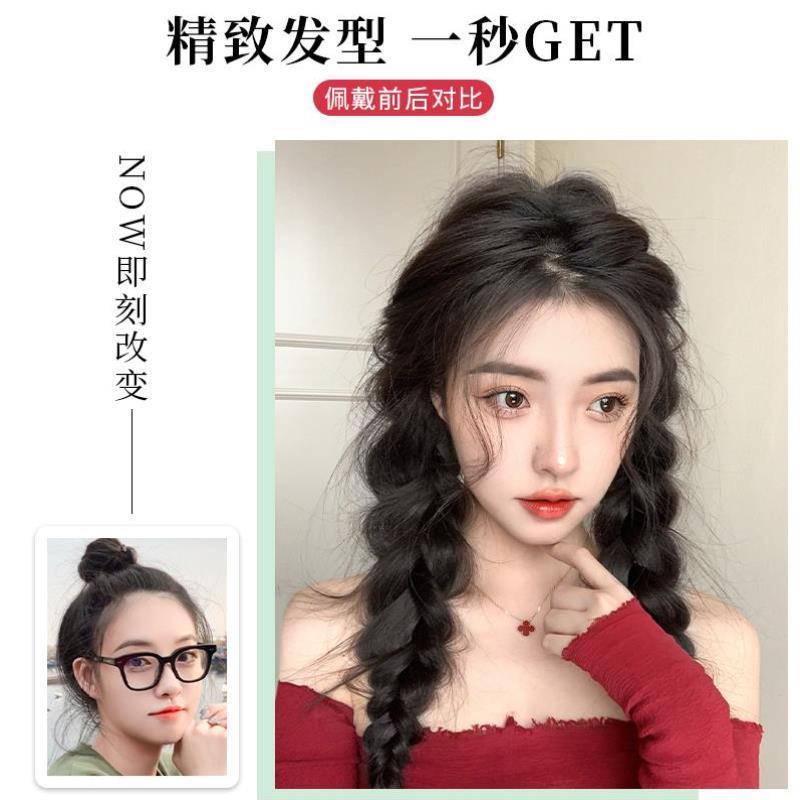 假发辫子女自然马尾仿真式俏皮可爱拳击麻花长辫网红辣妹头饰发饰