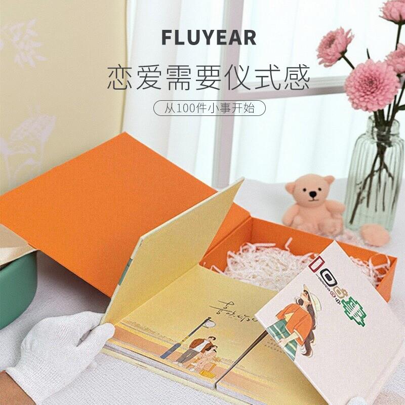 情侣100件事恋爱之间必做重要一百件小事打卡卡片送男女朋友礼物