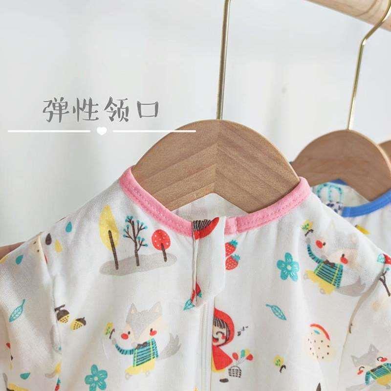 防冬季四季踢纯棉纱布婴儿睡袋儿童款春秋长袖通用宝宝睡袋夹棉被
