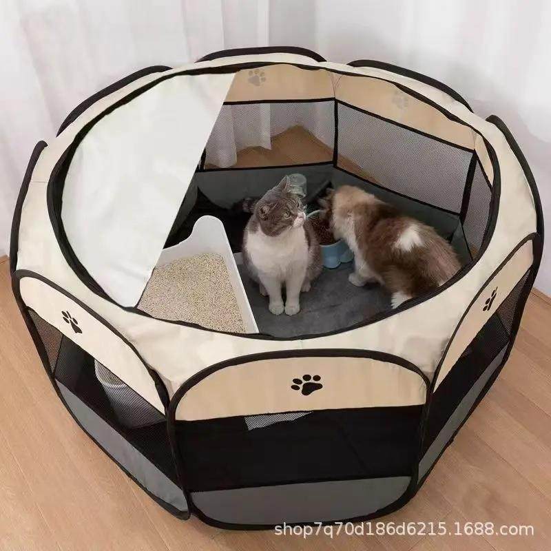 宠物帐篷八角笼围栏猫笼子可折叠猫笼超大家用猫窝四季通用猫产房,宠物/宠物食品及用品,狗窝/屋/帐篷/沙发,淘宝优惠券,粉丝福利购,淘宝优惠卷