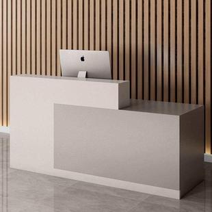 现代烤漆收银台店铺小型吧台前台接待台转角柜美容院服装店办公桌