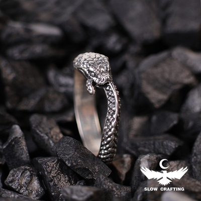 男女款925纯银本命年蛇年戒指