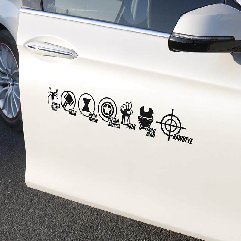 复仇者联盟汽车贴纸创意个性车贴漫威英雄车身车门后窗玻璃装饰贴,3C数码配件,USB多功能数码宝,淘宝优惠券,粉丝福利购,淘宝优惠卷