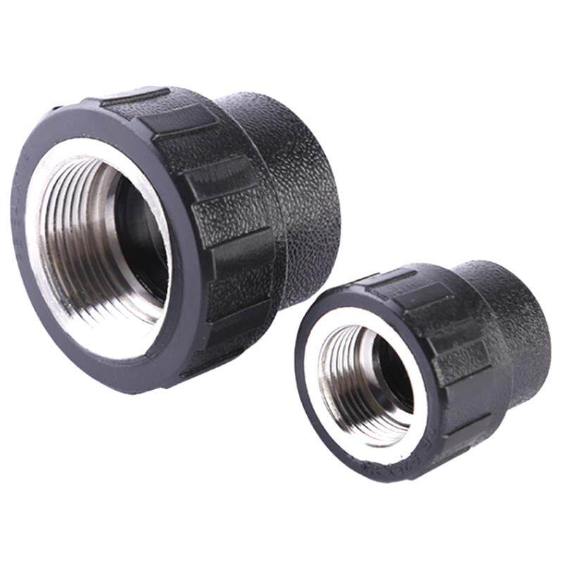 PE内牙直接内丝直接pe水管配件内螺纹铜接头S20*1/2F-S110*4F承插