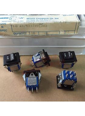 7646A+U5232+U1202进口法国APEM船型开关左右翘板开关6脚2档ONOFF