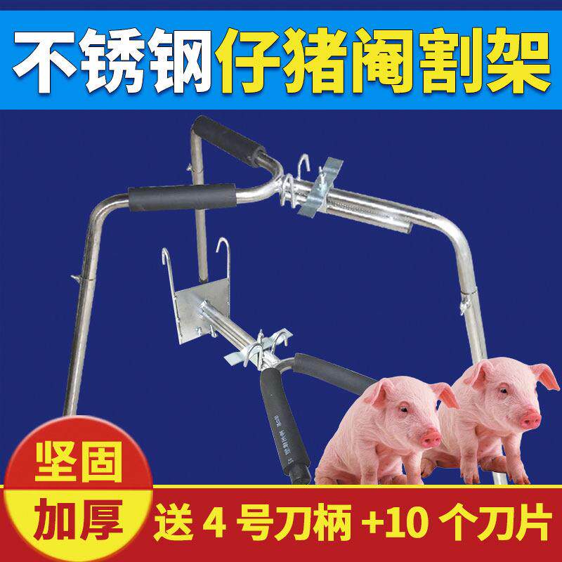 小猪用阉割架台阉割器刀阉猪工具全套畜牧养殖加厚阉猪神器固定架