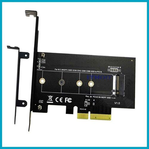 ITHOO M.2转PCI-E3.0X4高速扩展NVME转接卡M KEY NGFF SSD转换卡