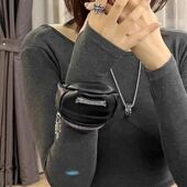 黑色手腕包女小众设计辣妹包2025新款 腰包甜酷风零钱包耳机包