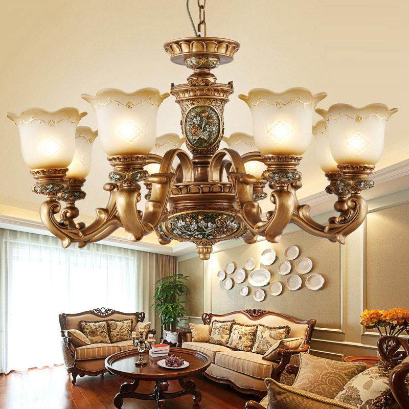 欧式覆古大气吊灯客厅灯古奢华古典大厅饭厅卧室灯简欧树脂灯具,家装灯饰光源,客厅吊灯,淘宝优惠券,粉丝福利购,淘宝优惠卷