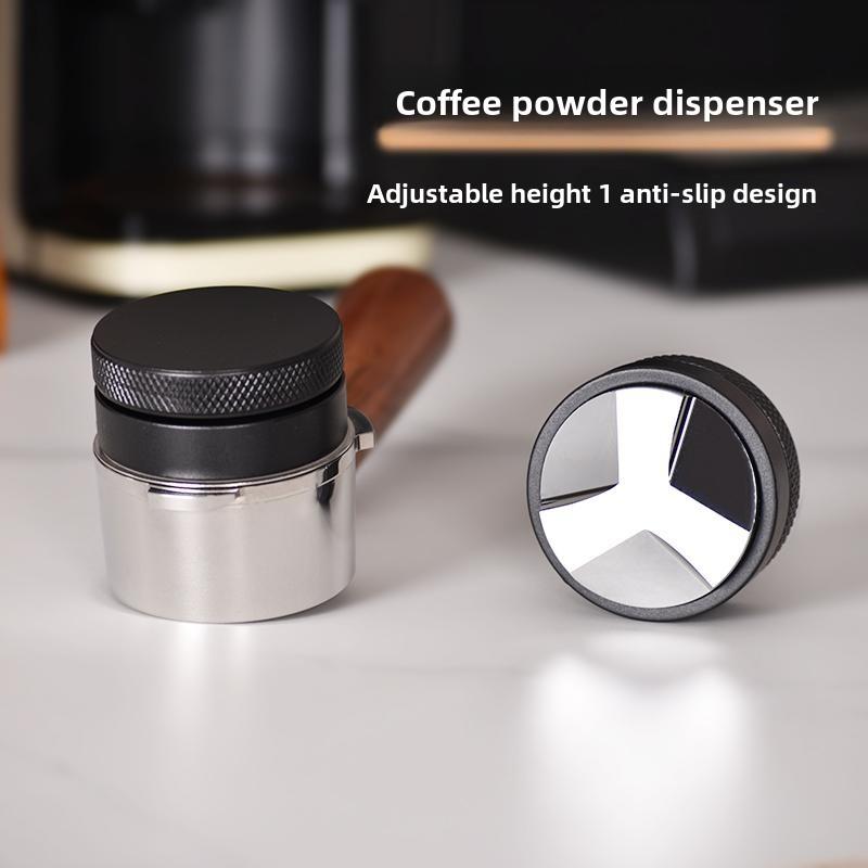 意式咖啡布粉器一字三浆布粉器家用半自动咖啡机压粉套装51/58mm