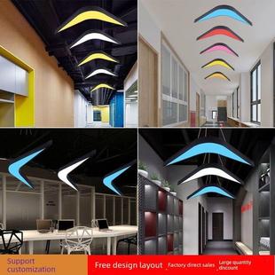 商场 走廊 工业风格 健身房 Led造型灯 商店 吊灯 燕 网吧