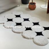 树 岛Tree地垫入户卧室化妆室浴室极简防滑进门口客厅床边毯圆形