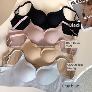 Chun Dunwu[千层]小胸推高支撑，无缝内衣，无线下垂大小胸内衣