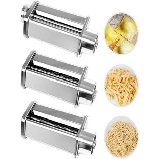 适配北美ACA厨师机压面配件DC830 CG108不锈钢面条制作工具 EC800