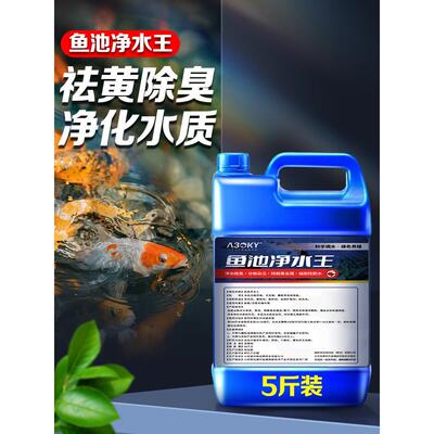 鱼缸净水剂水立清澄清混浊水质清澈剂消毒杀菌清洁净化剂鱼池专用