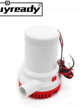 高压2000GPH船舱底泵舱底泵24VDC皮划艇规律水电动2000GPH12V