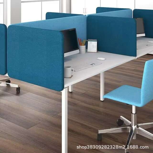 外贸供货办公室升降桌桌面隔板屏风吸音降噪环保家用学习桌挡板