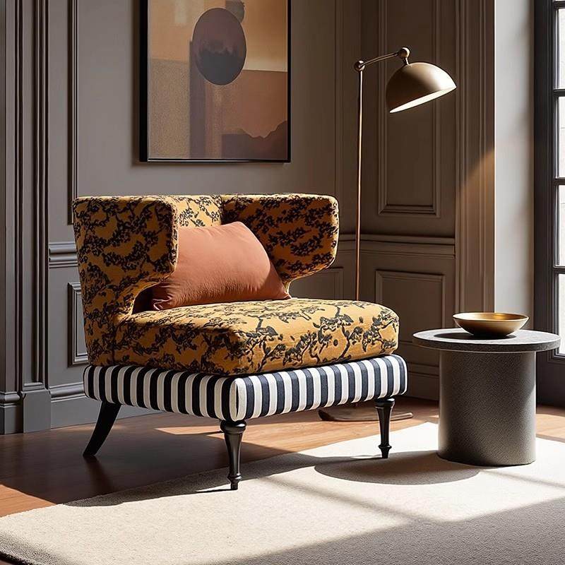 美式中古风实木沙发椅客厅懒人沙发椅小户型单人沙发复古怀抱椅,农机/农具/农膜,其它农用工具,淘宝优惠券,粉丝福利购,淘宝优惠卷