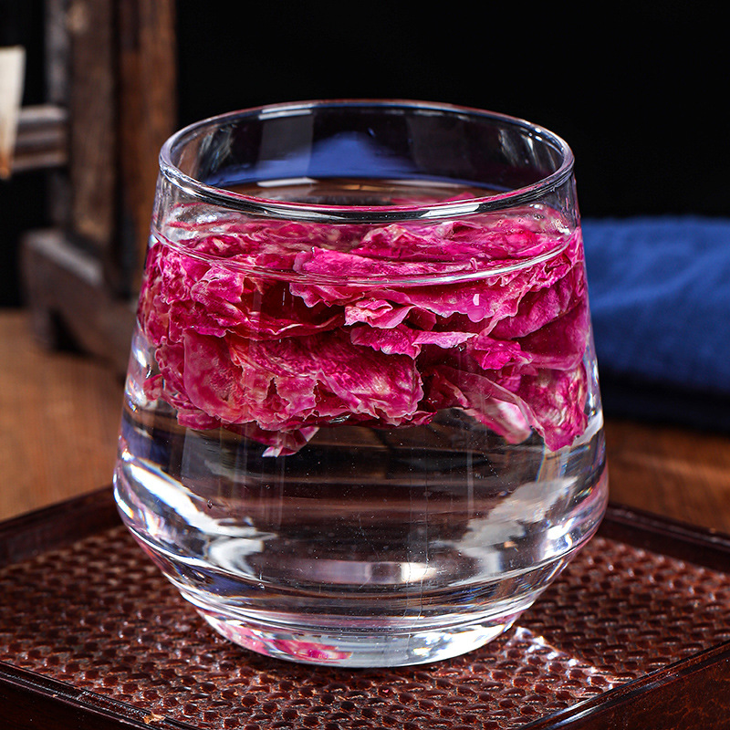 墨红玫瑰大朵玫瑰花茶泡水礼盒