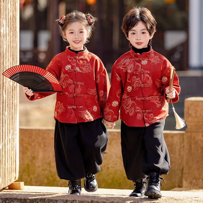 【活动价】男女童中式汉服拜年服