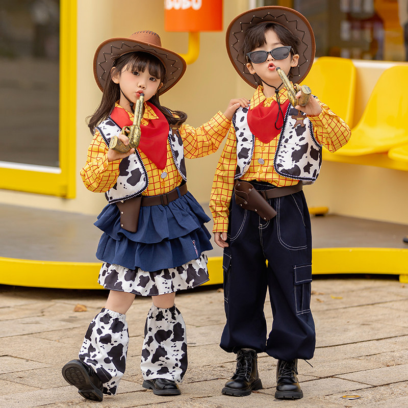 男童玩具总动员COS胡迪牛仔衬衫套装女童角色扮演表演服游园装备,童装/婴儿装/亲子装,儿童演出服,淘宝优惠券,粉丝福利购,淘宝优惠卷