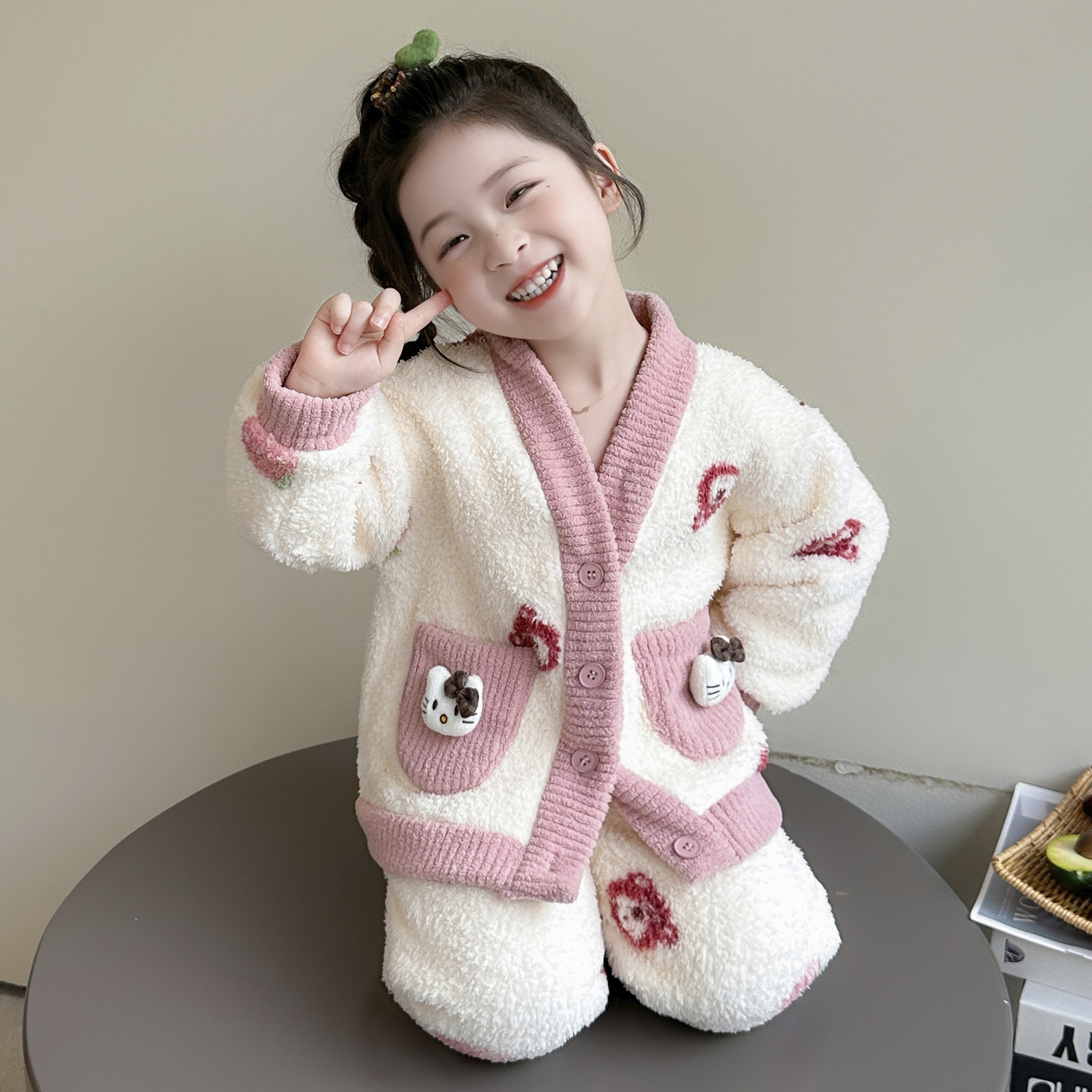 【冬上新】女童甜美家居服睡衣