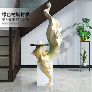 锦鲤招财客厅落地摆件茶几家居饰品电视柜沙发旁开业乔迁礼物