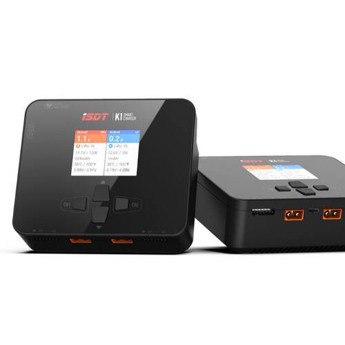 艾斯特ISDT K1  AC/DC 双模双通道快充智能充电器