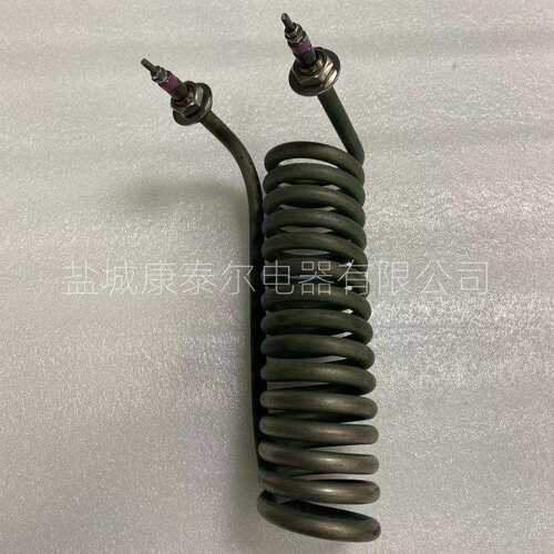 圆圈螺旋形加热管Incoloy800发黑处理高温加热管干烧高温电热管