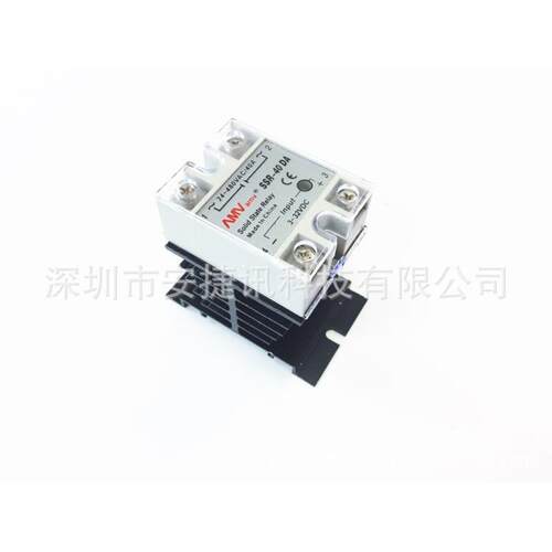 SSR-40DA40ADC3-32V到AC24-480VSSR固态继电器+固态散热片