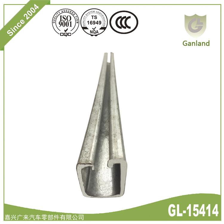 厂家直供侧帘车配件50*40大导轨软篷车篷布轨道滑轮轨道铁导轨