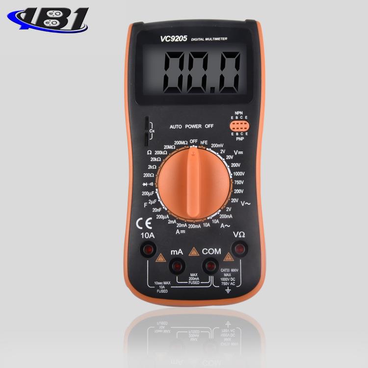 高精度数字万用表VC830L便携蜂鸣背光防烧小型家用电压电流多用表