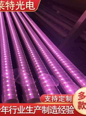 ?LED生鲜灯粉红色灯管 猪肉灯 熟食水果照明T8 LED鱼缸灯管