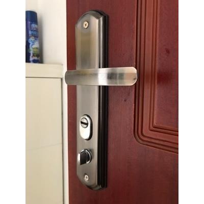 防盗门把手通用型加厚面板老式门配件实心拉手大门把手
