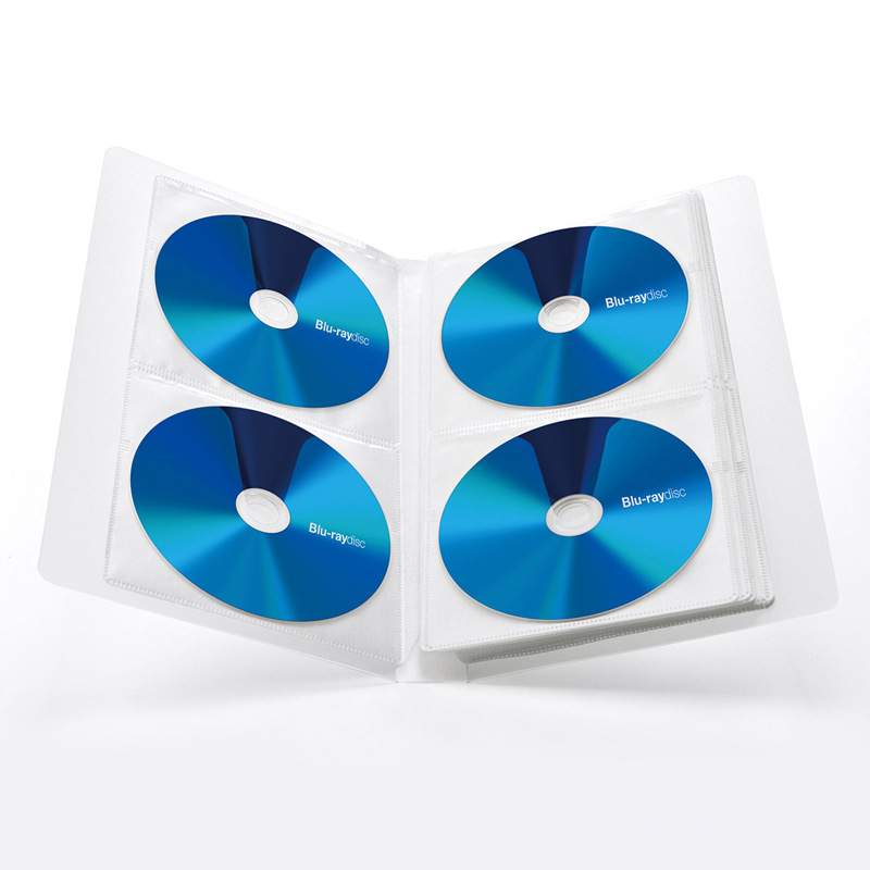 文件夹式蓝光CD/DVD收纳盒  FCD-FLBD32BK     CC-9010