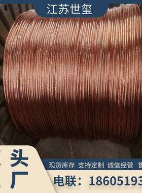 硬铜绞线TJX120平方镀锡铜绞线裸铜绞线接地铜绞线